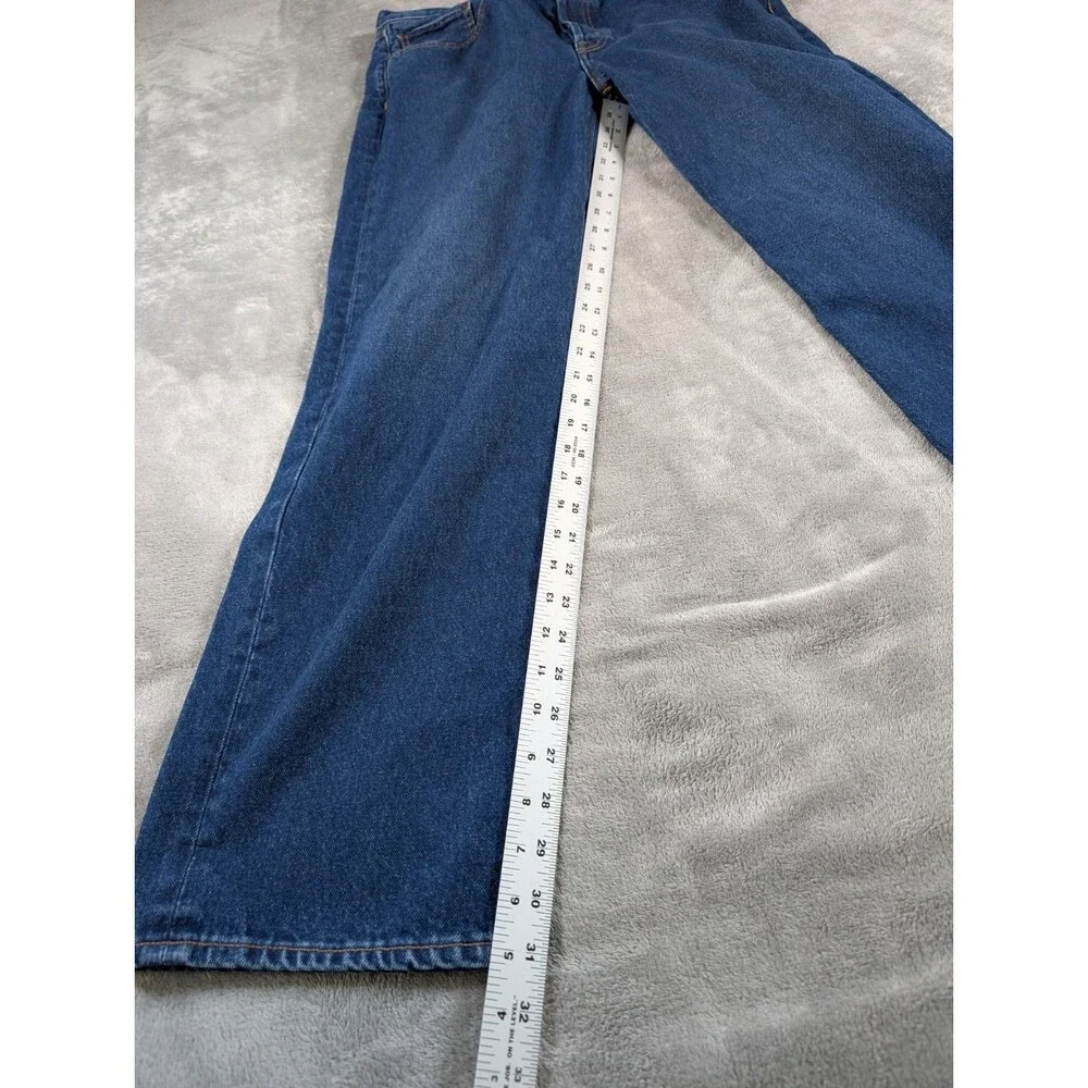AYR The Slacker Jeans Men’s 35x32 Blue Relaxed Button Fly Made in USA - Picture 13 of 14